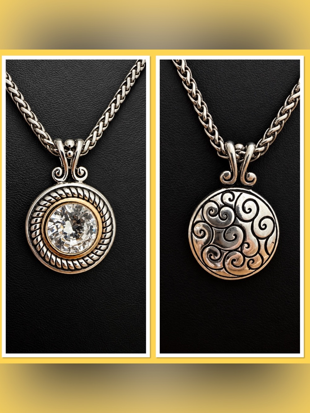 RETIRED Brighton Heiress Two Sided Necklace